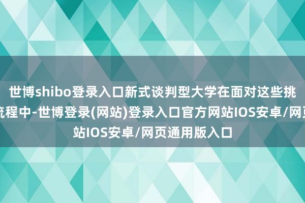 世博shibo登录入口新式谈判型大学在面对这些挑战和机遇的流程中-世博登录(网站)登录入口官方网站IOS安卓/网页通用版入口