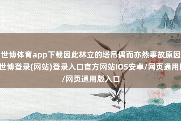 世博体育app下载因此林立的塔吊偶而亦然事故原因之一-世博登录(网站)登录入口官方网站IOS安卓/网页通用版入口