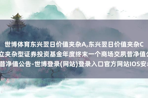 世博体育东兴翌日价值夹杂A,东兴翌日价值夹杂C: 东兴翌日价值纯真竖立夹杂型证券投资基金年度终末一个商场交夙昔净值公告-世博登录(网站)登录入口官方网站IOS安卓/网页通用版入口