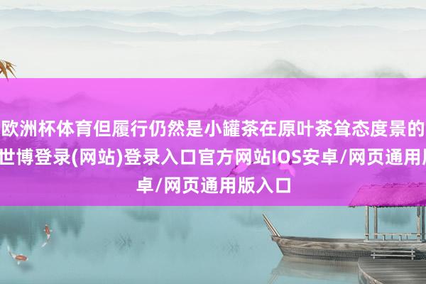 欧洲杯体育但履行仍然是小罐茶在原叶茶耸态度景的复刻-世博登录(网站)登录入口官方网站IOS安卓/网页通用版入口