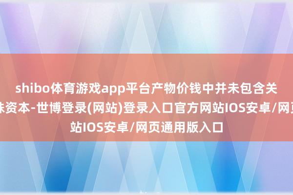 shibo体育游戏app平台产物价钱中并未包含关税带来的特殊资本-世博登录(网站)登录入口官方网站IOS安卓/网页通用版入口